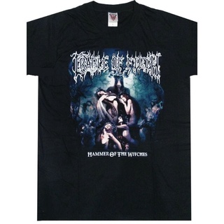 เสื้อยืดผ้าฝ้ายเสื้อยืด พิมพ์ลายวงดนตรี CRADLE OF FILTHL XL  XXL 3XL