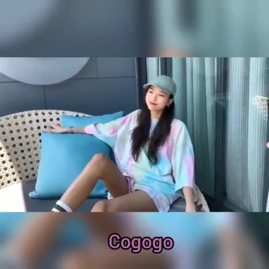 cogo-เสื้อยืดมัดย้อมไซส์ใหญ่-oversizeเสื้อผ้าแฟชั่นสาวอวบ-สไตล์เกาหลี-ปังทุกลุทุคแนว-เสื้อโอเวอร์ไซส์ผู้หญิง