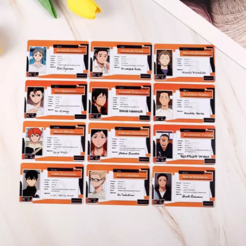 บัตรนักเรียนไฮคิว-บัตรแข็ง-pvc-anime-haikyu