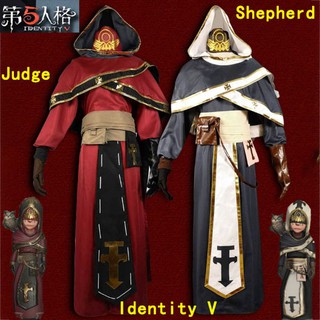 ภาพขนาดย่อของสินค้าQuick Shipping เครื่องแต่งกายชุดคอสเพลย์ V Propheter Exhibition shepherd judge Identity V cosplay Costume