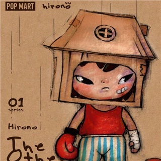 Original Pop Mart HIRONO อื่นๆ ONE Series Blind Box ของเล่นรุ่นยืนยันสไตล์อะนิเมะน่ารักของขวัญ Surprise Box