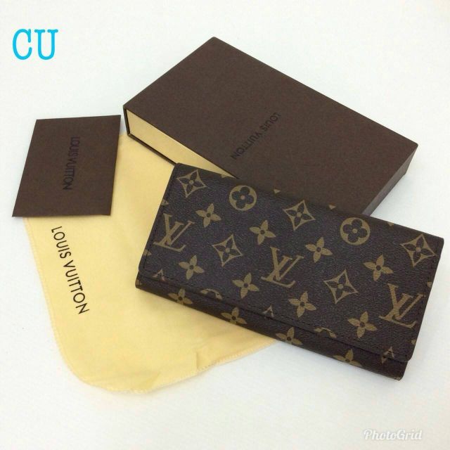 กระเป๋าตัง-louis-vuitton-2-พับ-พรีเมี่ยม-ปั๊มทุกจุด-พร้อมส่ง