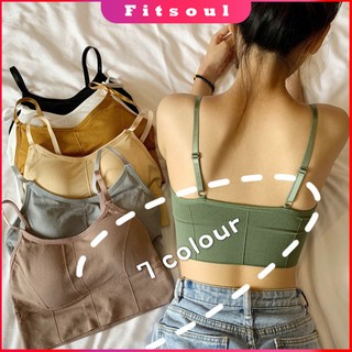 พร้อมส่ง-- เสื้อชั้นในสปอร์ตบรา ไร้สาย รูปตัว U สวยงาม สําหรับผู้หญิง