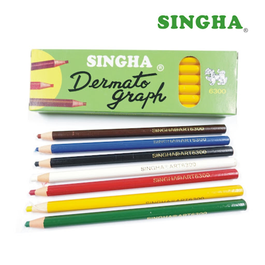 ดินสอเขียนกระจก-singha-art6300