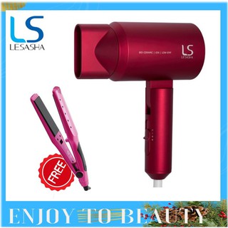 LESASHA ไดร์เป่าผม นวัตกรรม BIO-CERAMIC HAIR DRYER (RED) 1200W รุ่น LS1265 ทันสมัย แห้งไวไม่ทำร้ายเส้นผม เบา พกพาได้