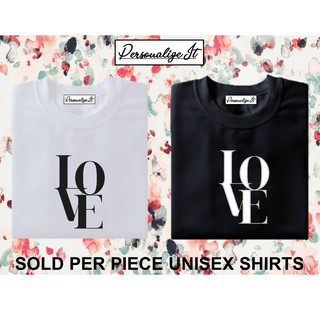 Personalizeit couple shirt love minimalist design unisex shirt