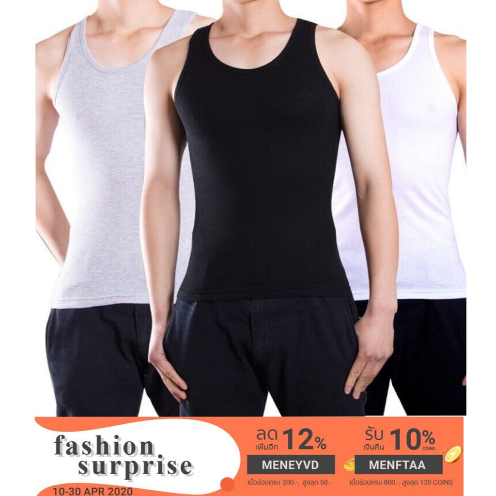 ภาพสินค้าเสื้อกล้ามผู้ชาย เทรนด์แฟชั่นสำหรับผู้ชายกีฬาและออกกำลังกายเสื้อกล้ามสายเดี่ยว 8918 จากร้าน zzds123 บน Shopee ภาพที่ 2