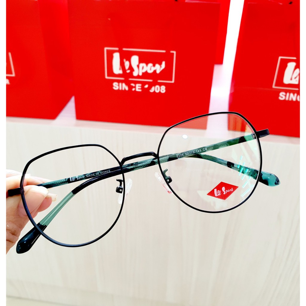 กรอบ Lee Sport รุ่น 5205 สีดำ กรอบ Lee Sport กรอบโลหะ น้ำหนักเบา