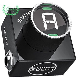 สินค้า Swiff Audio C10 จูนเนอร์จูนเนอร์ หน้าจอ HD LED ขนาดมินิ สามารถปรับได้ สําหรับกีตาร์ เบส A4 Range Value 430-449Hz