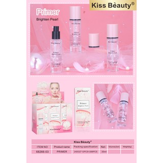 68266-03 ไพรเมอร์ไข่มุกแบบเจล Kiss Beauty ไพรเมอร์ปรับสภาพผิว ไพรเมอร์คุมมัน ไพรเมอร์ ไพเมอร์ให้ความชุ่มชื่น