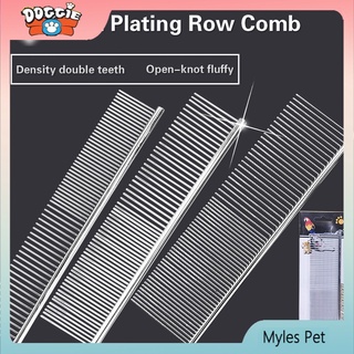 แปรงหวีผม สเตนเลส โลหะ สําหรับสัตว์เลี้ยง สุนัข