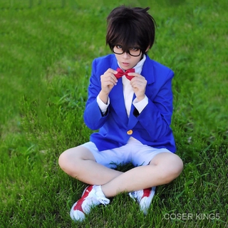 Anime detective Conan clothes Kidd Conan cos clothes cosplay costumes childrens adult version full