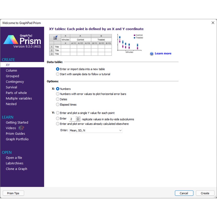 graphpad-prism-9-3-0-463-ปรแกรมวิเคราะห์สถิติ-ทำกราฟข้อมูล