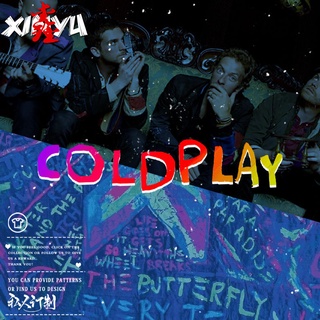 เสื้อยืดผู้ชาย โลหะ rock Coldplay Coldplay รอบเสื้อยืดผู้ชายแขนสั้น INS Tide แบรนด์ชายแขนสั้น 2020 ใหม่ S-5XL