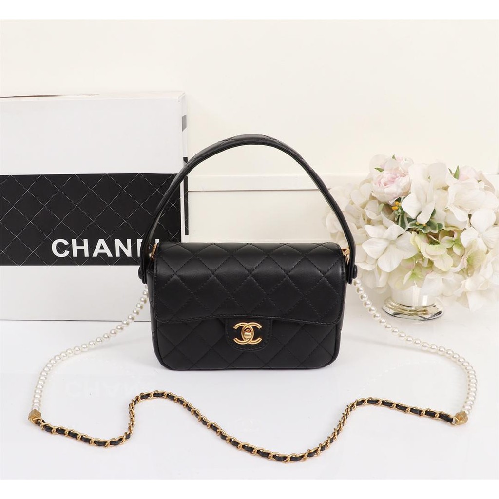 กระเป๋าสะพายข้าง-chanel-chanel-ผู้หญิงสะพายข้างหนังลิ้นจี่