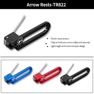 สินค้า Magnetic Arrow Rest Stick to Metal Bow Riser Right/Left Hand for Recurve Bow Archery Hunting Shooting