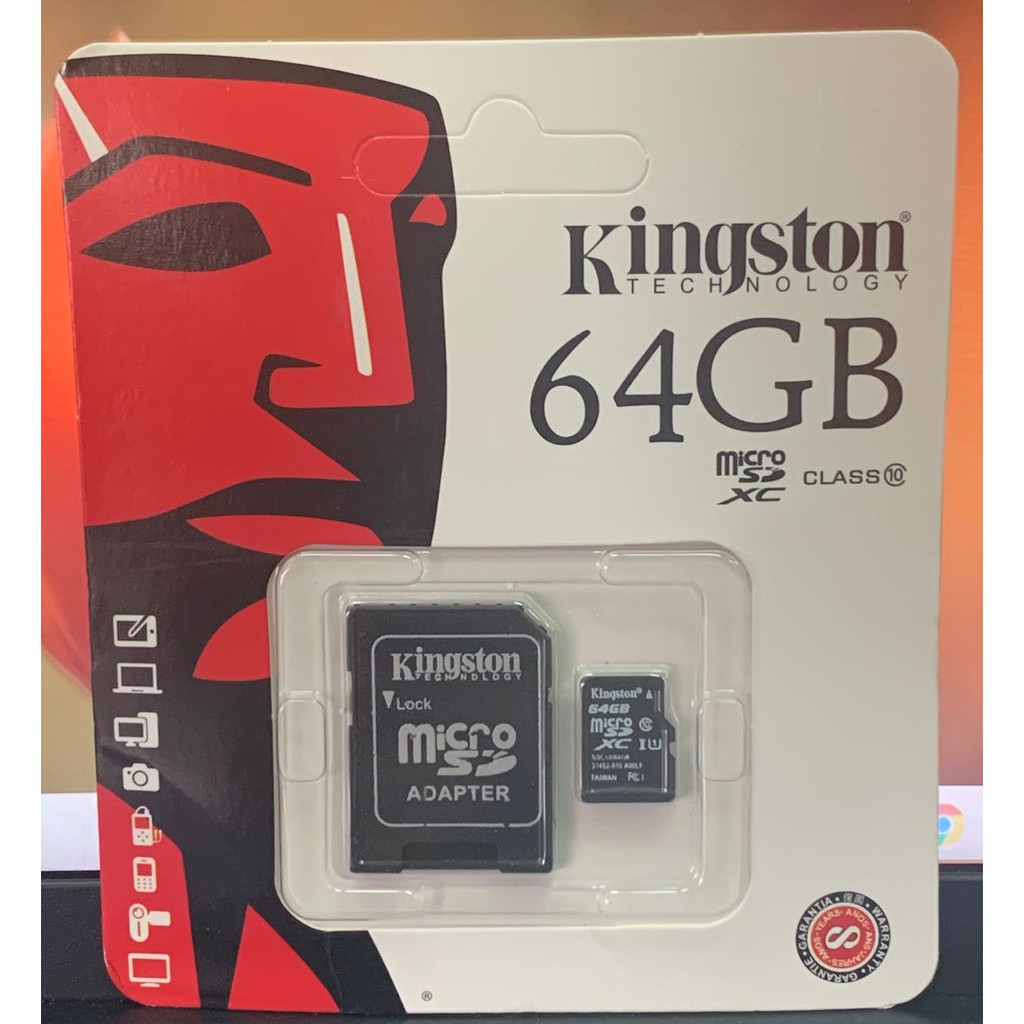 ภาพหน้าปกสินค้าSD Card Micro SDXC 64GB Class 10 Kingston