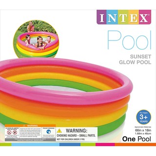 ภาพหน้าปกสินค้าINTEX SUNSET GLOW POOL (844462) ที่เกี่ยวข้อง