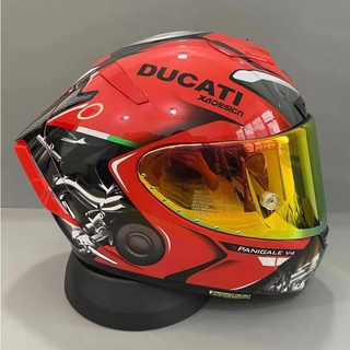 Shoei X14 Ducati หมวกกันน็อคแบบเต็มใบหน้าพร้อมกล่อง