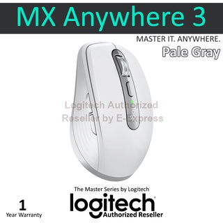 ภาพหน้าปกสินค้าLogitech MX Anywhere 3 Wireless and Bluetooth Mouse สีเทา ประกันศูนย์ 1ปี ของแท้ (Pale Grey) ที่เกี่ยวข้อง