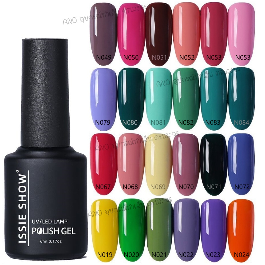 ยาทาเล็บเจล สีเจล Nature Picture 160สี UV/LED (สีN056-N115) 2/3 ...