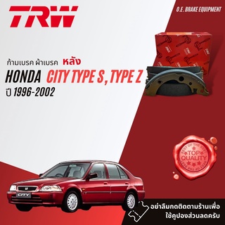 ✨ลดคูปอง15%ไม่อั้นยอด✨ [TRW PREMIUM] ก้ามเบรคหลัง ผ้าเบรคหลัง เกรด OE GS 6210 HONDA CITY Type S, Type Z year 1996-2002