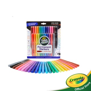 Crayola Take Note 24 Colors Permanent Marker เครโยล่า สีเมจิกหัวใหญ่ 24 สี