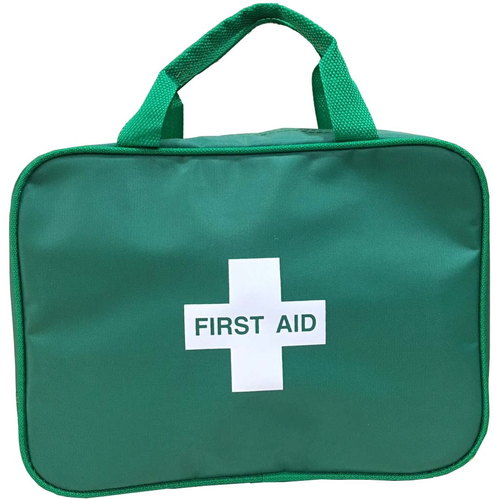 กระเป๋าปฐมพยาบาลแบบผ้า-สีเขียว