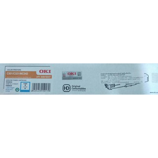 44973547 -  OKI TONER for C301 / C321 / MC342 CYAN