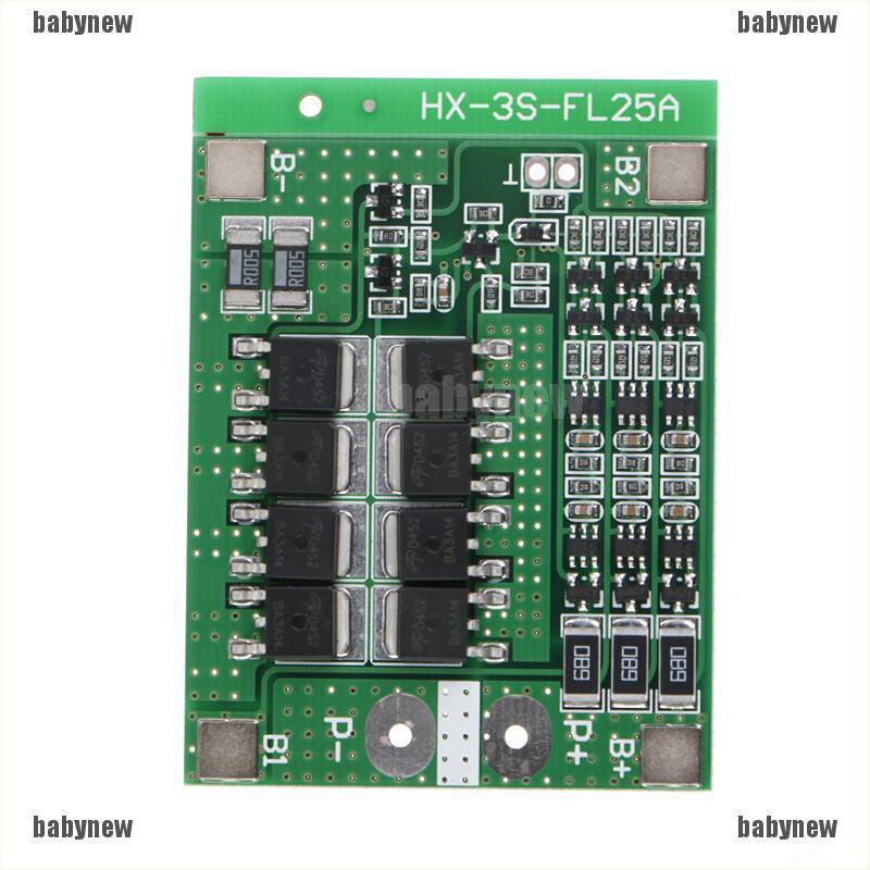 babynew-3s-12-v-25-a-11-1-v-12-6-v-balance-18650-li-ion-แผ่นบอร์ดโมดูลป้องกันลิเธียม-pcb