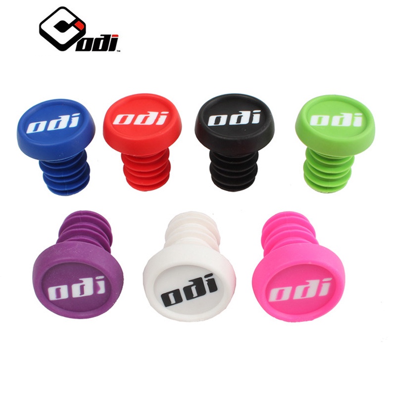 ODI Bike Handlebar Grip Cap 22.2mm Bar End Plugs for MTB BMX Dh AntiSlip อุปกรณ์จักรยานน้ำหนัก