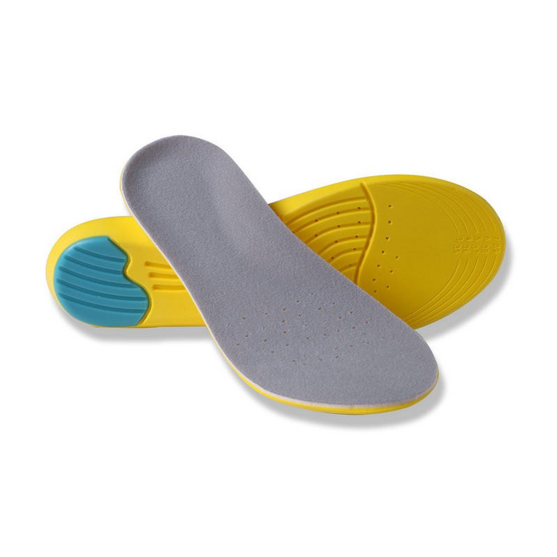 ราคาและรีวิวInsole Foot Careแผ่นเสริมพื้นรองเท้าเพื่อสุขภาพ ฟองน้ำรองพื้นรองเท้า 1คู่ XD-659