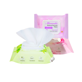 { มี เลขที่จดแจ้ง } แผ่นเช็ดทำความสะอาดเครื่องสำอางบนใบหน้า Makeup Remover Wipe ทำความสะอาดเครื่องสำอาง