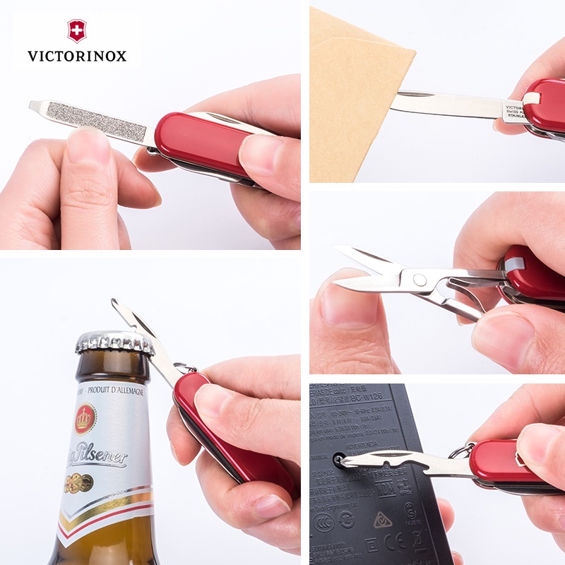 victorinox-swiss-army-knife-58mm-happy-pai-red-0-6363-มีดพับอเนกประสงค์ขนาดเล็ก-swiss-army-knife