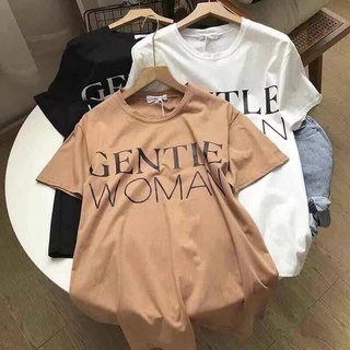 #พร้อมส่ง เสื้อยืด  อก 32-40 ใส่ได้ ผ้าคอตตอลผสม   มี 3 สี ขาว ดำ น้ำตาล