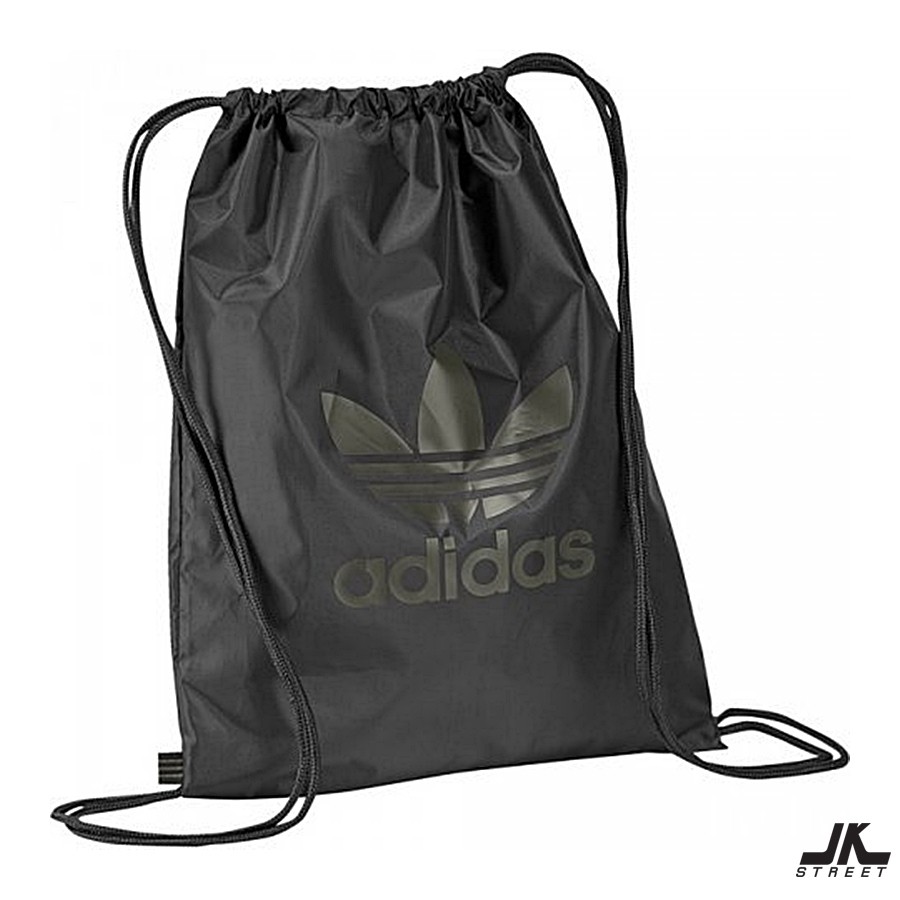 SOLD OUT] กระเป๋า adidas Trefoil Gym Sack DV2388 สีดำ ผ้าร่ม กันน้ำ  ลิขสิทธิ์แท้ ป้ายช็อปไทย เป้ | Shopee Thailand