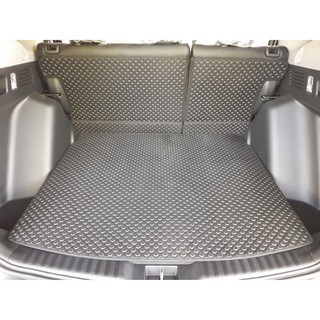 Extramat ยางปูพื้นลายกระดุมสีดำ (เฉพาะชิ้นท้าย+ชิ้นปิดหลังเบาะพิงแถวที่2) Honda Crv G5 รุ่นเบาะ5ที่นั่ง 📌