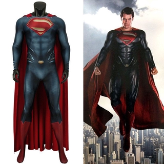 SUPERMAN KENT เด็กผู้ใหญ่ชายชุดคอสเพลย์สูทเซไทสูทซุปเปอร์ฮีโร่ฮาโลวีนใส่สูท