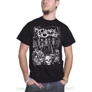 เสื้อยืดผ้าฝ้ายพิมพ์ลายขายดี 【Size 2T-4xl】เสื้อยืดผ้าฝ้ายพิมพ์ลายโลโก้ My Chemical Romance Parade Dead แฟชั่นผู้ชาย