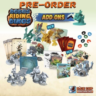 ภาพหน้าปกสินค้า[พรีออเดอร์ ของแท้] Dodos Riding Dinos Kickstarter ADD-ON Board Game ที่เกี่ยวข้อง