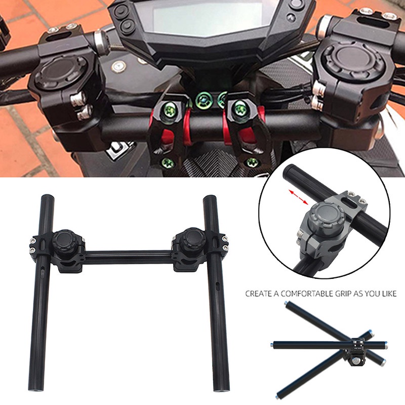 SEMSPEED Universal รถจักรยานยนต์ปรับจับบาร์คลิปบนชุด 7/8 