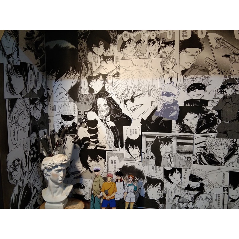 ภาพสินค้าโปสเตอร์ พิมพ์ลายการ์ตูนอนิเมะ Jujutsu Kaisen ขนาด A4 สําหรับตกแต่งบ้าน 100 ชิ้น จากร้าน yubangcar2.th บน Shopee ภาพที่ 6