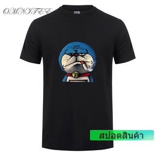 ราคาต่ำสุด!!ฤดูร้อนใหม่โดราเอมอนญี่ปุ่นอะนิเมะสูบบุหรี่โดราเอมอน Mens Men Short Men Shirt T-Shirt เสื้อยืดS-3XL