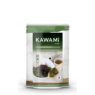 คาวามิผงคันเทนผสมมัทฉะ 100 กรัม Kawami Matcha Kanten Powder 100 g รหัส 1986