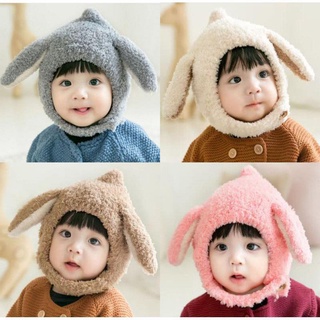 หมวกขนนุ่มๆ อุ่นๆ หูกระต่าย และ หูหมี 🍃#ไอเทมหน้าหนาวสำหรับลูกๆแม่ห้ามพลาด