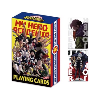 (พร้อมส่ง/เลือกลาย) My hero academia Playing Card ไพ่มายฮีโร่