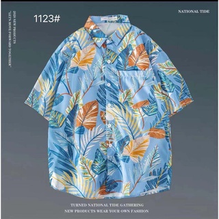 ภาพหน้าปกสินค้า(ลูกค้าใหม่ 1 บาท)(COD)เสื้อฮาวาย เสื้อเชิ้ต hawaii เชิ๊ตเกาหลี สินค้ามาใหม่ ผ้านิ่มขึ้น สไตล์เกาหลีมาแรง พร้อมส่งM-2XL ที่เกี่ยวข้อง