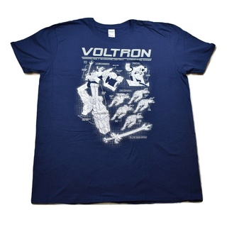 เสื้อยืดพิมพ์ลายแฟชั่น เสื้อเชิ้ต ลาย Voltron Schematics Generation Three Lion Force สําหรับผู้ชาย XL2XL3XL4XLwbr 5XL