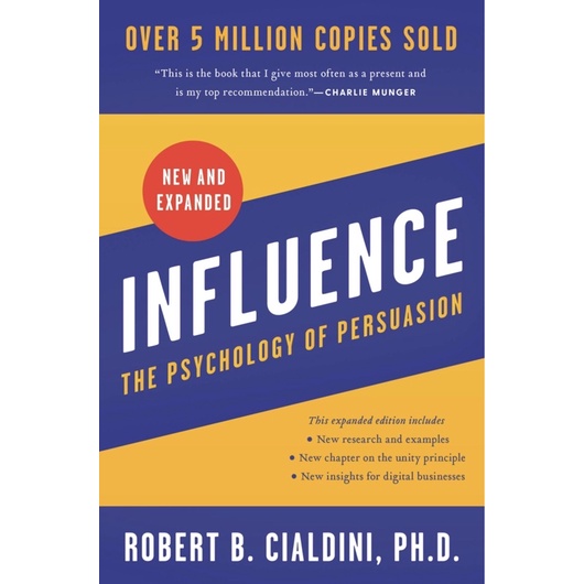 หนังสือภาษาอังกฤษ-influence-new-and-expanded-the-psychology-of-persuasion