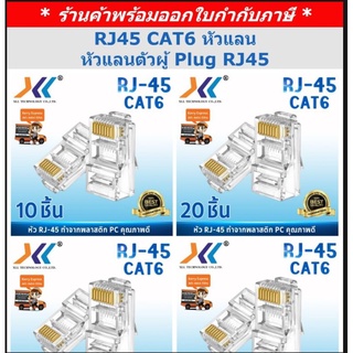 หัวแลน​ CAT6 แบบทะลุ​ เหมาะสําหรับมือใหม่